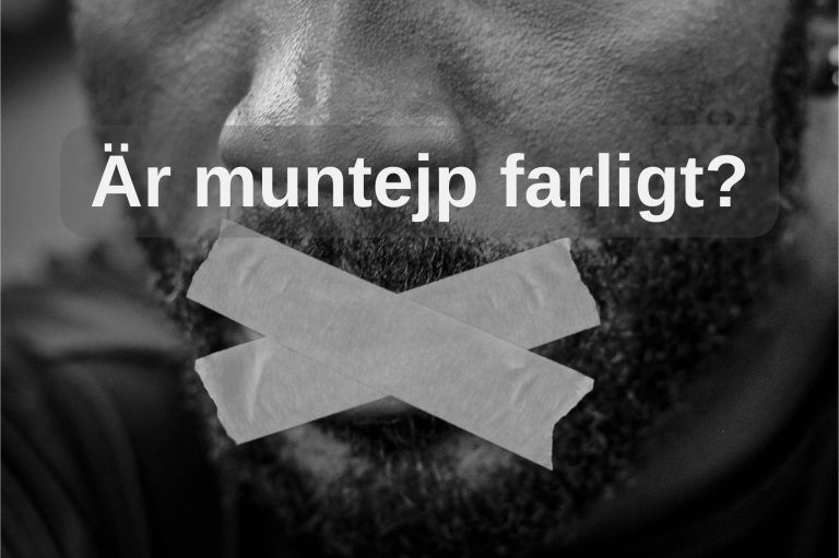 muntejp farligt – näsandning under sömn