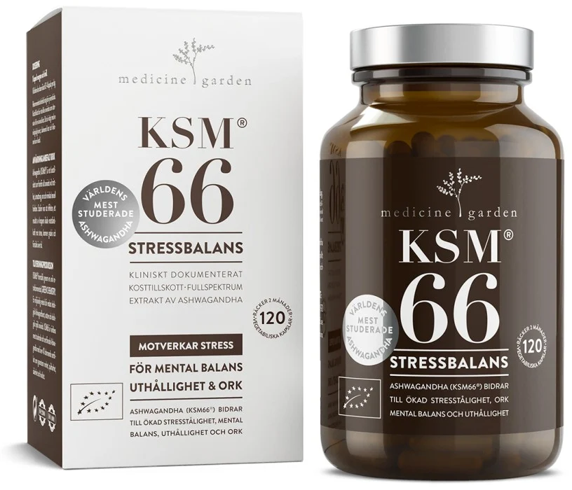 MedicineGarden KSM66 ashwagandha 120 kapslar för sömn